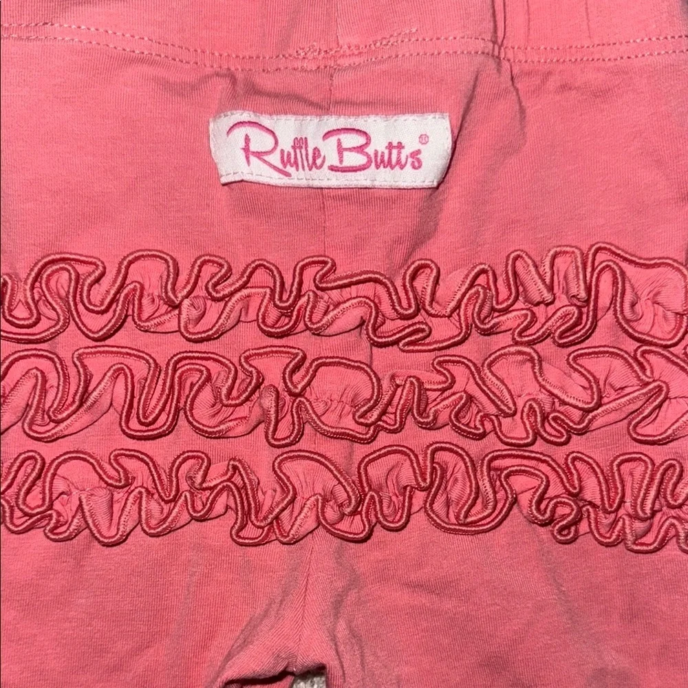 Ruched Pink Bow Legging